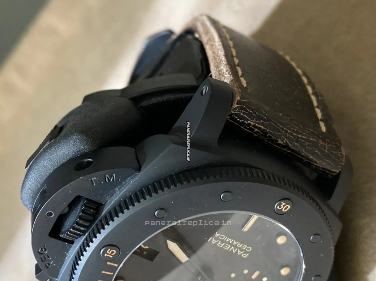Alternative view of Great Replica Panerai Special Editions 47mm Carbon Case Mens/unisex Automatic Watch