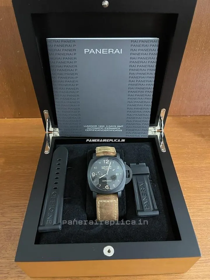 Alternative view of Popular Replica Panerai Luminor 1950 44mm Ceramic Case Mens/unisex Automatic Watch