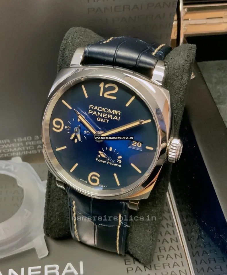 Defect Replica Panerai Radiomir Gmt 45mm Steel Case Mens/unisex Automatic Watch
