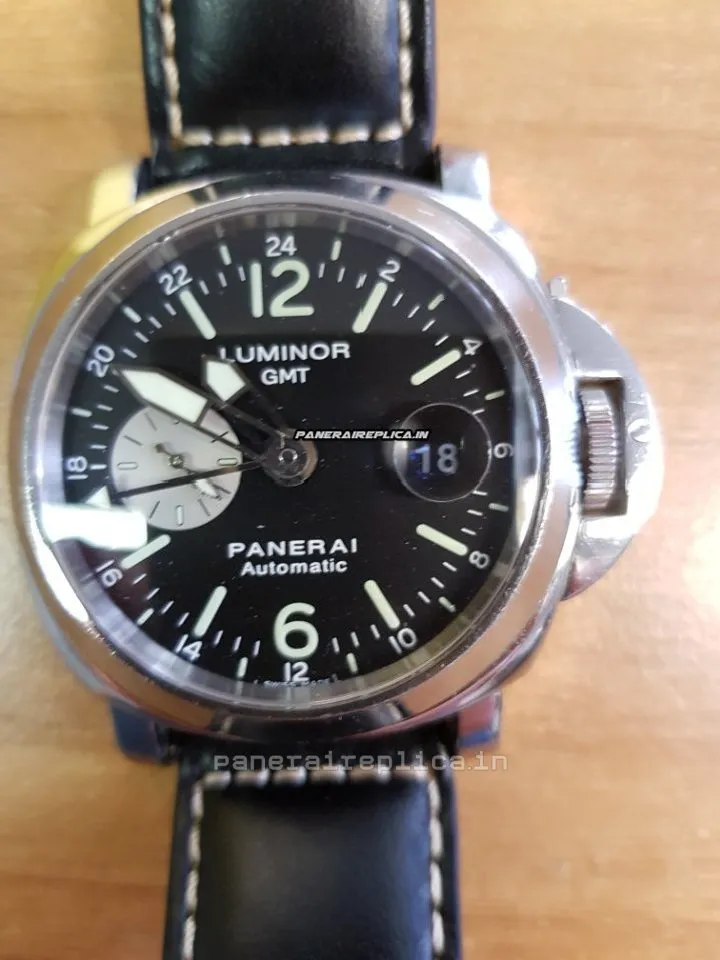 Alternative view of Best Fake Panerai Luminor Gmt Automatic 44mm Steel Case Mens/unisex Automatic Watch