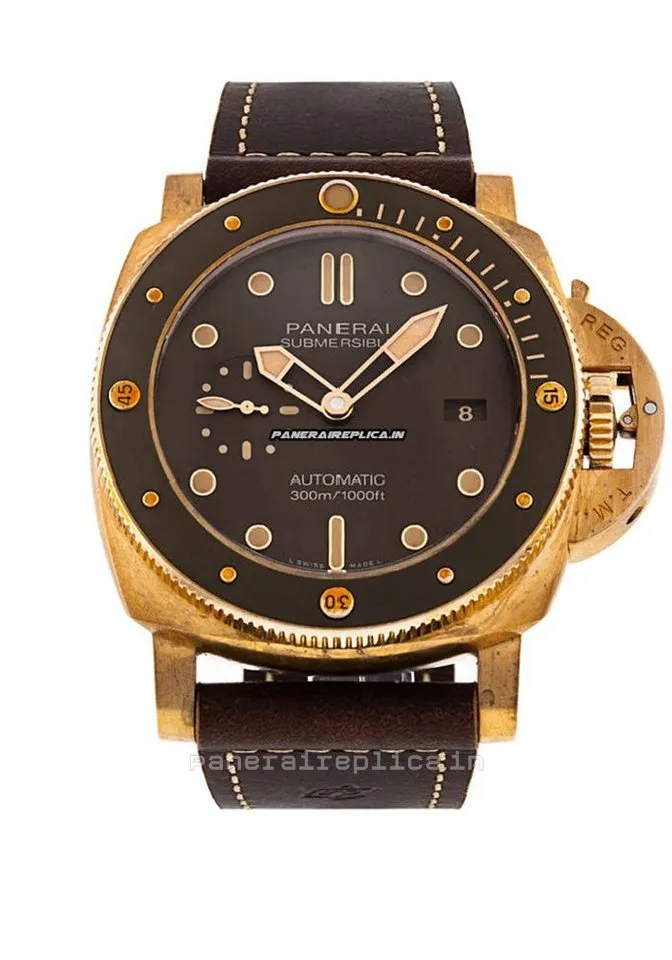 1:1 Imitation Panerai Luminor Submersible 47mm Bronze Case Mens/unisex Automatic Watch