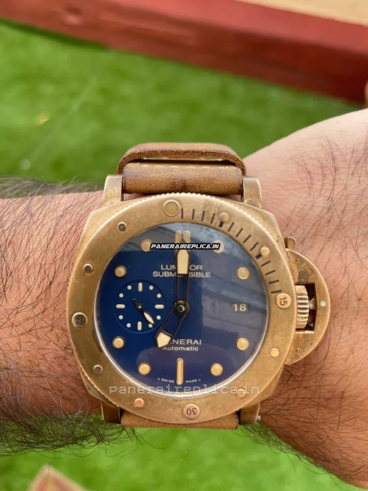 Alternative view of Unique Replica Panerai Special Editions 47mm Bronze Case Mens/unisex Automatic Watch