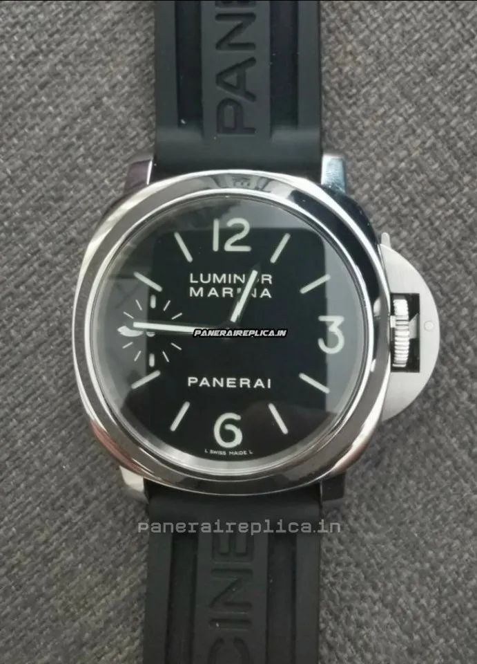 Alternative view of Swiss Knockoff Panerai Luminor Marina 44mm Steel Case Mens/unisex Manual Winding Watch