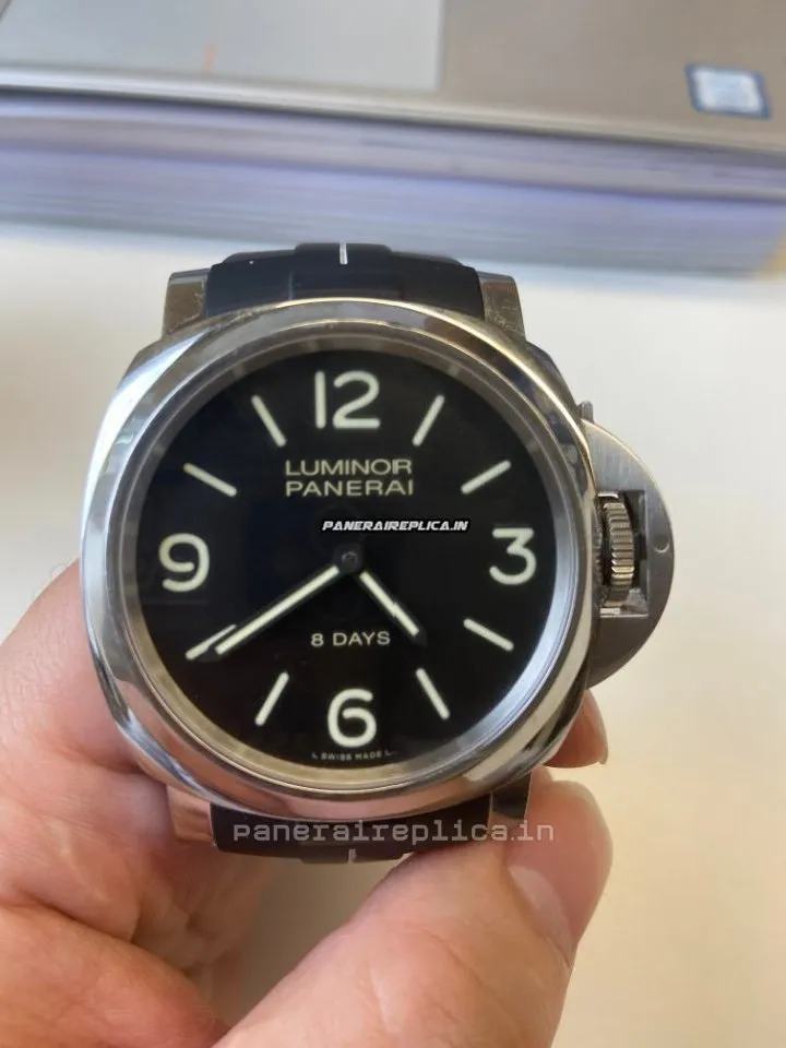 Discount Copy Panerai Luminor Base 44mm Steel Case Mens/unisex Manual Winding Watch