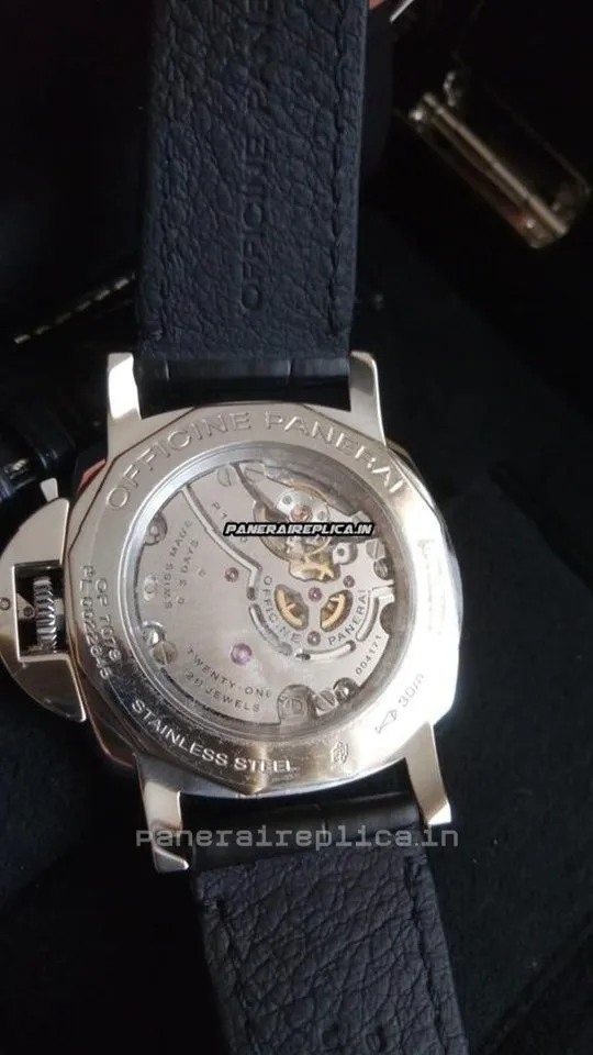 Alternative view of Awesome Knockoff Panerai Luminor Due 42mm Steel Case Mens/unisex Manual Winding Watch
