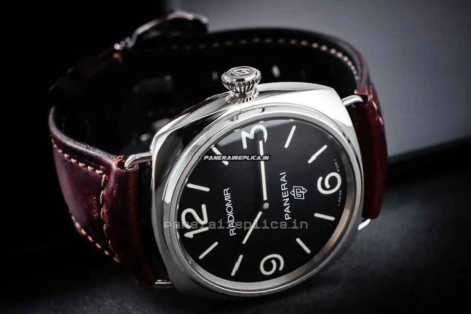 Alternative view of Mind-boggling Fake Panerai Radiomir 45x49mm Steel Case Mens/unisex Manual Winding Watch