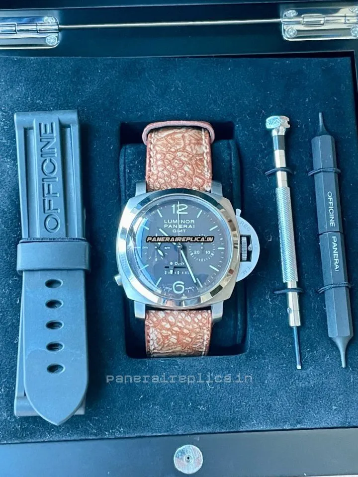 Alternative view of Awesome Replica Panerai Luminor 1950 44mm Titanium Case Mens/unisex Manual Winding Watch