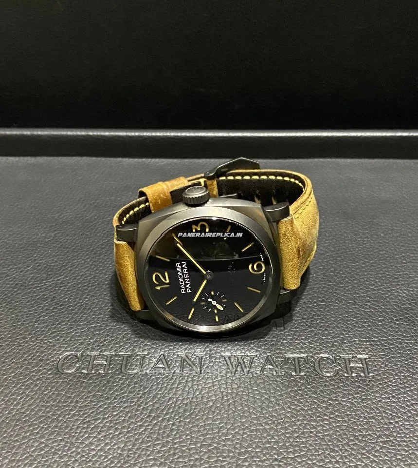 Alternative view of Excellent Replica Panerai Special Editions 47mm Steel Case Mens/unisex Manual Winding Watch