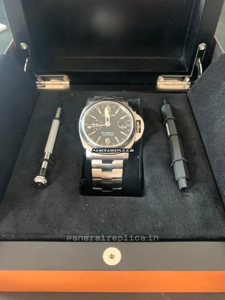 Nice Clone Panerai Luminor Gmt Automatic 44mm Steel Case Mens/unisex Automatic Watch
