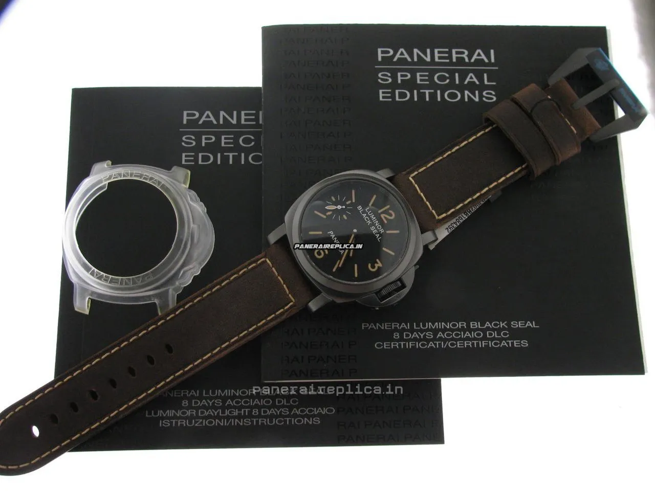 Alternative view of Cool Replica Panerai Panerai Watches Steel Case Mens/unisex Manual Winding Watch