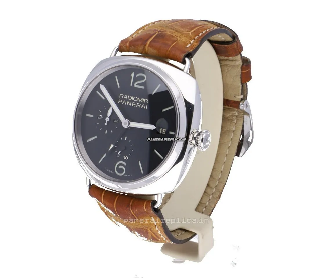 Alternative view of Top Clone Panerai Radiomir 10 Days Gmt 47mm Steel Case Mens/unisex Automatic Watch