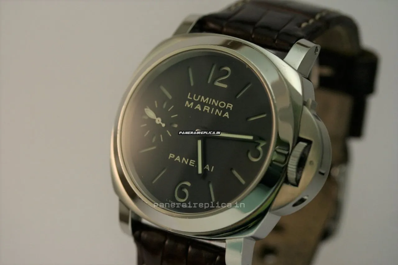 Alternative view of Affordable Fake Panerai Luminor Marina 44mm Steel Case Mens/unisex Manual Winding Watch