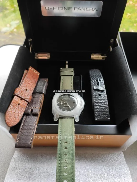 Alternative view of Wholesale Replica Panerai Luminor 1950 44mm Steel Case Mens/unisex Automatic Watch
