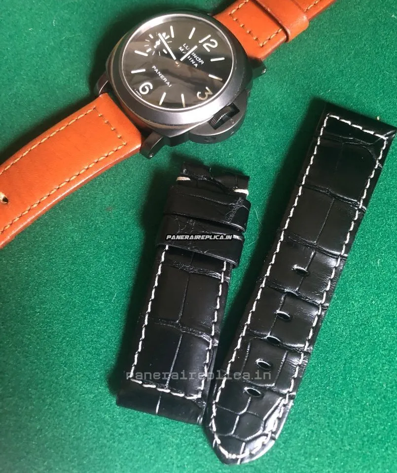 Alternative view of Nice Copy Panerai Luminor 44mm Steel Case Mens/unisex Manual Winding Watch