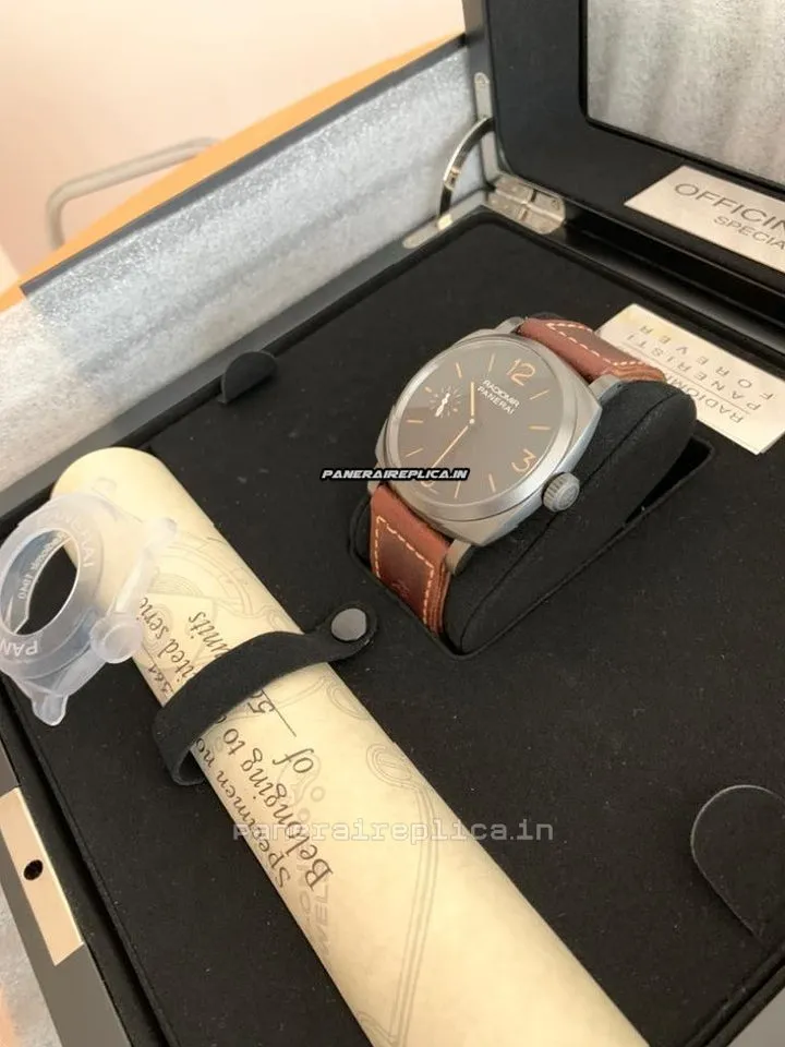 Alternative view of Special Knockoff Panerai Special Editions 47mm Steel Case Mens/unisex Manual Winding Watch