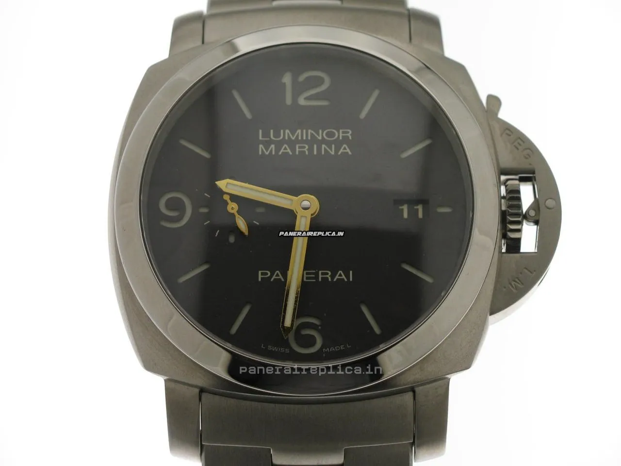 Alternative view of Fantastic Fakes Panerai Luminor Marina 44mm Titanium Case Mens/unisex Automatic Watch