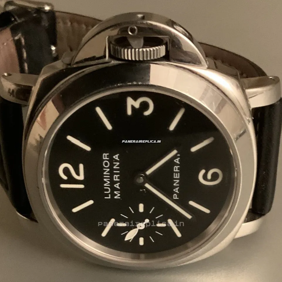 Alternative view of Fantastic Replica Panerai Luminor Marina 44mm Steel Case Mens/unisex Manual Winding Watch