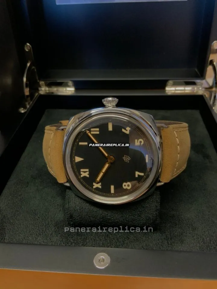 Alternative view of Pleasing Replica Panerai Radiomir 3 Days Gmt 47mm Steel Case Mens/unisex Manual Winding Watch