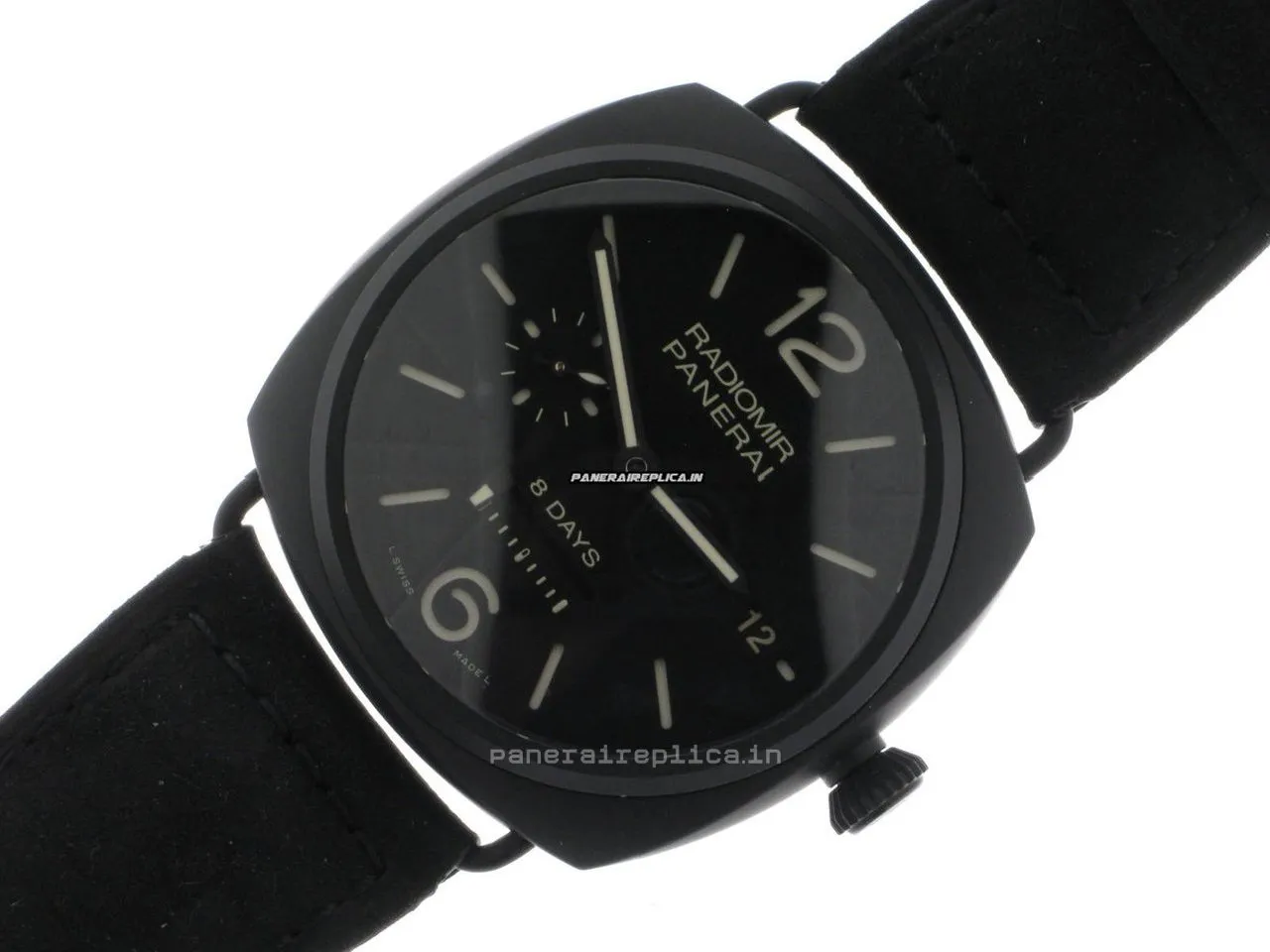 Alternative view of Inexpensive Fakes Panerai Radiomir 8 Days Gmt 45x50mm Ceramic Case Mens/unisex Automatic Watch