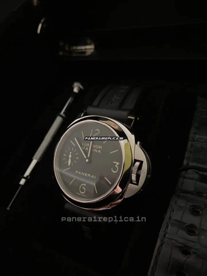 Alternative view of Amazing Copy Panerai Luminor Marina 44mm Steel Case Mens/unisex Manual Winding Watch