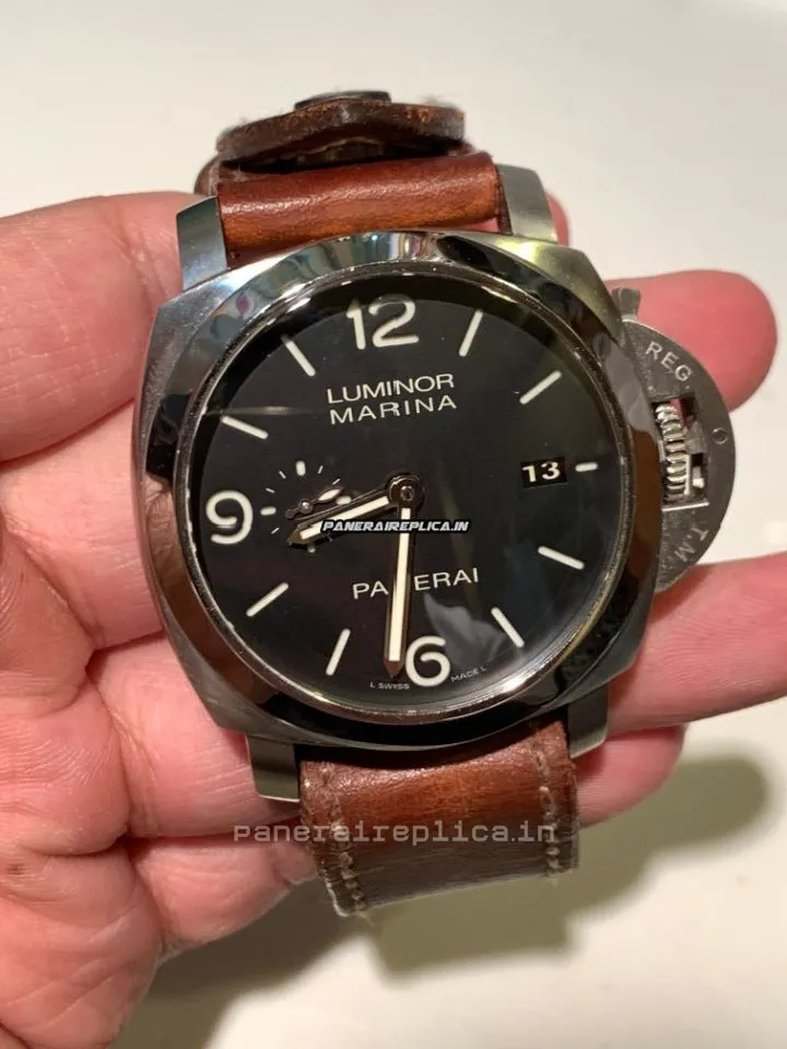 Alternative view of Amazing Copies Panerai Luminor Marina 44mm Steel Case Mens/unisex Automatic Watch