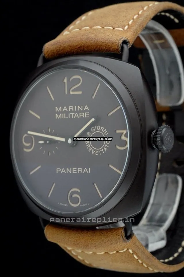 Alternative view of Lovely Knockoff Panerai Special Editions 47mm Ceramic Case Mens/unisex Manual Winding Watch