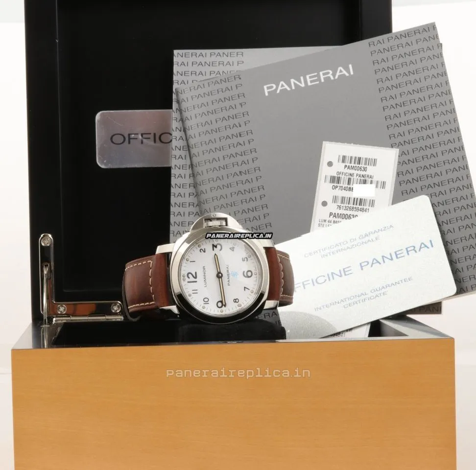Alternative view of Awesome Replica Panerai Luminor Base 44mm Steel Case Mens/unisex Manual Winding Watch