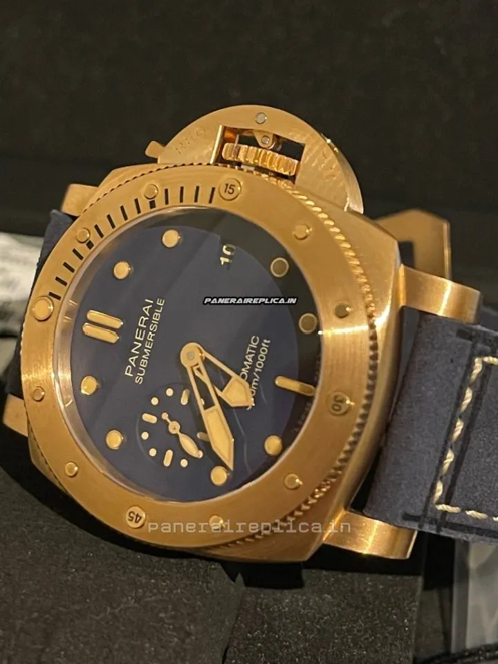 Alternative view of Affordable Replica Panerai Special Editions 42mm Bronze Case Automatic Watch