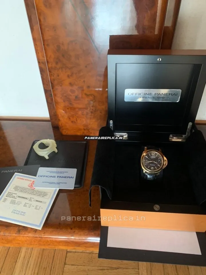 Offering Replica Panerai Luminor Marina 44mm Yellow Gold Case Mens/unisex Automatic Watch