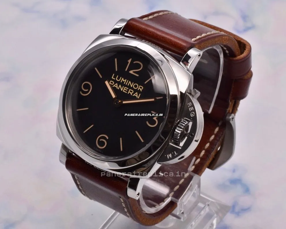 Alternative view of Good Copies Panerai Luminor 1950 47mm Steel Case Mens/unisex Manual Winding Watch