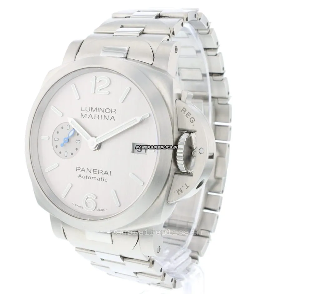 Alternative view of Wonderful Replicas Panerai Luminor Marina 42mm Steel Case Mens/unisex Automatic Watch