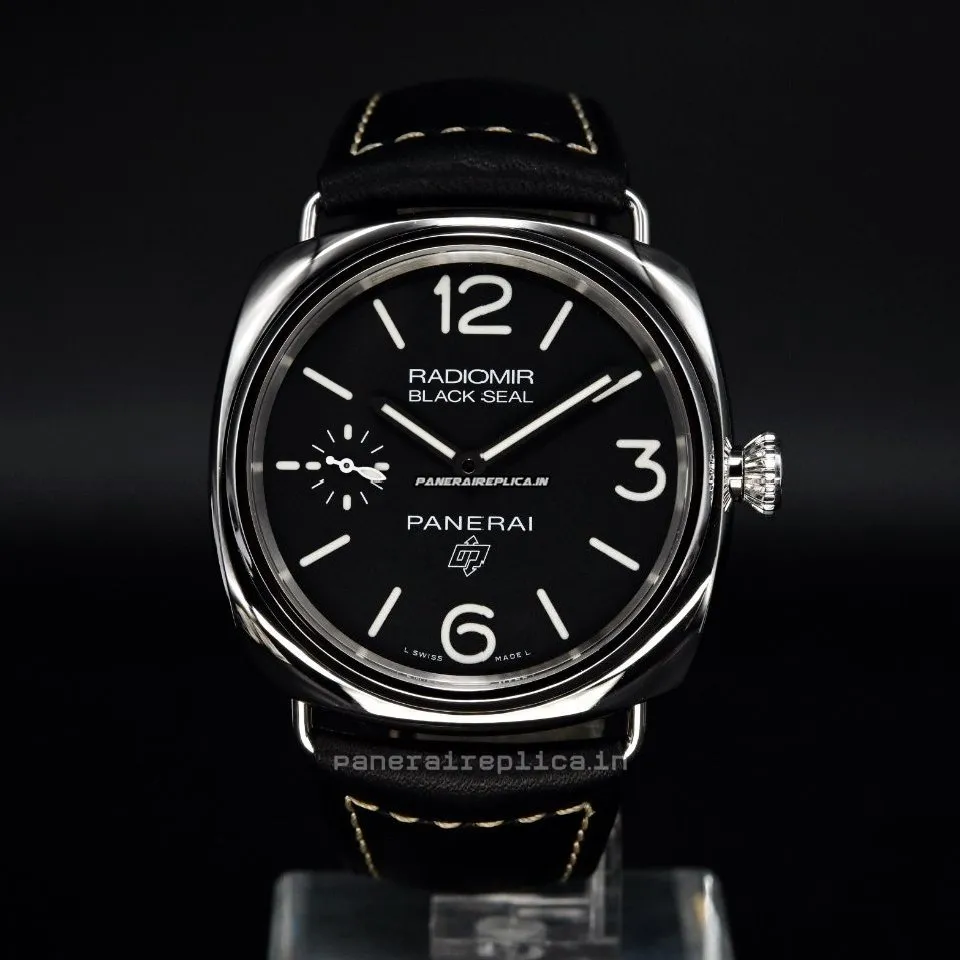 Alternative view of Amazing Replica Panerai Radiomir Black Seal Steel Case Mens/unisex Manual Winding Watch