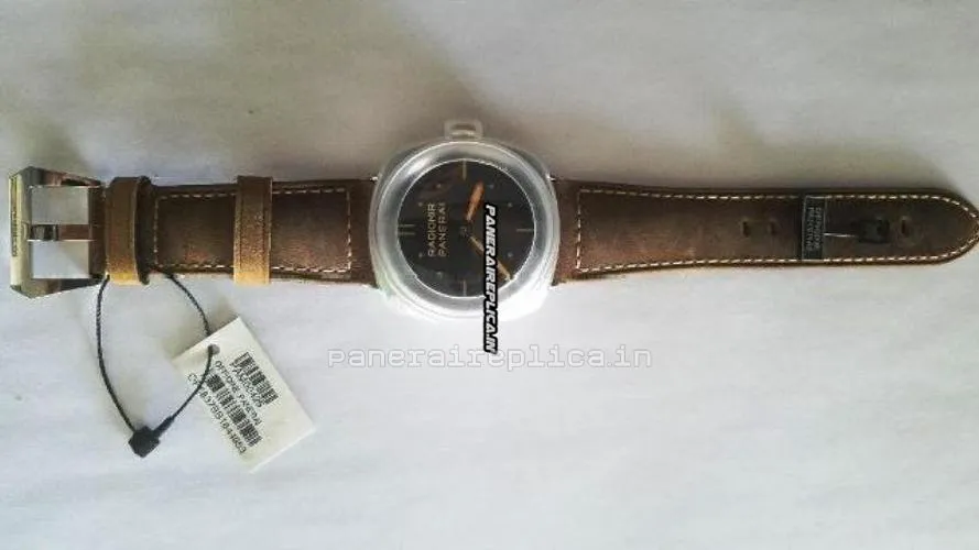 Alternative view of 1:1 Copy Panerai Radiomir 3 Days Gmt 47mm Steel Case Mens/unisex Manual Winding Watch