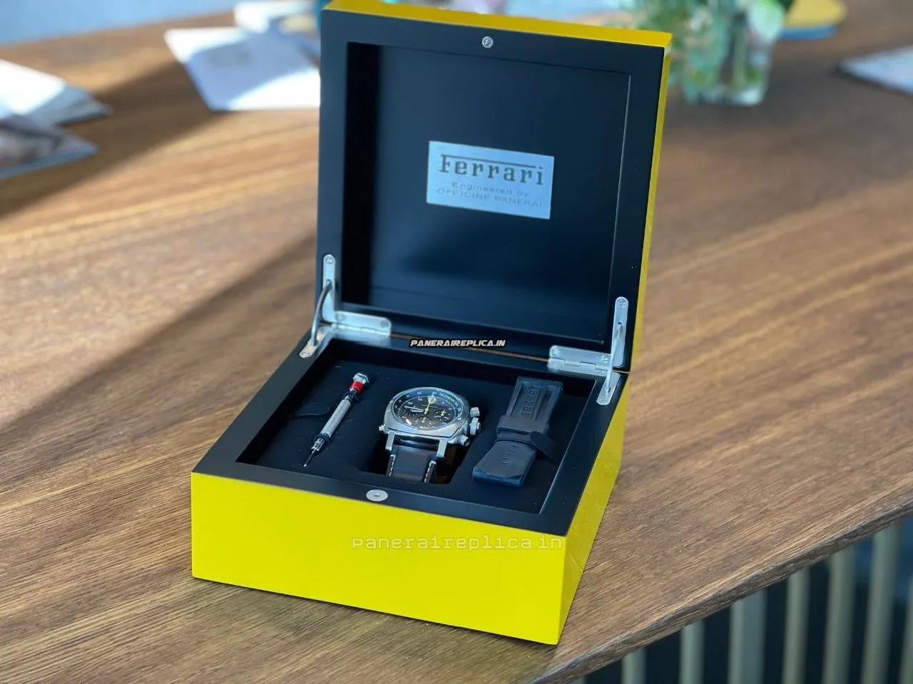 Fantastic Replicas Panerai Ferrari 45mm Steel Case Mens/unisex Automatic Watch
