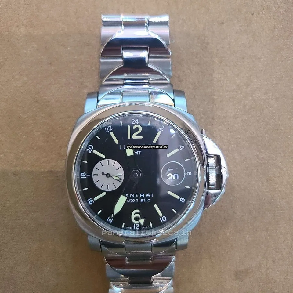 Alternative view of Stylish Fake Panerai Luminor Gmt Automatic 44mm Titanium Case Mens/unisex Automatic Watch