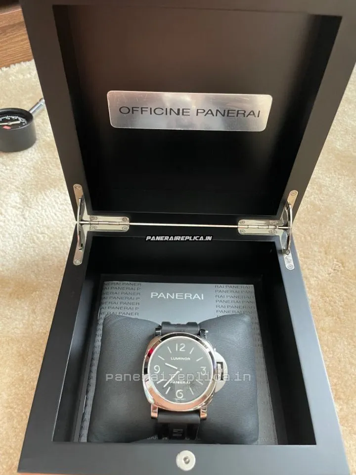 Alternative view of Great Imitation Panerai Luminor Base 44mm Steel Case Mens/unisex Manual Winding Watch