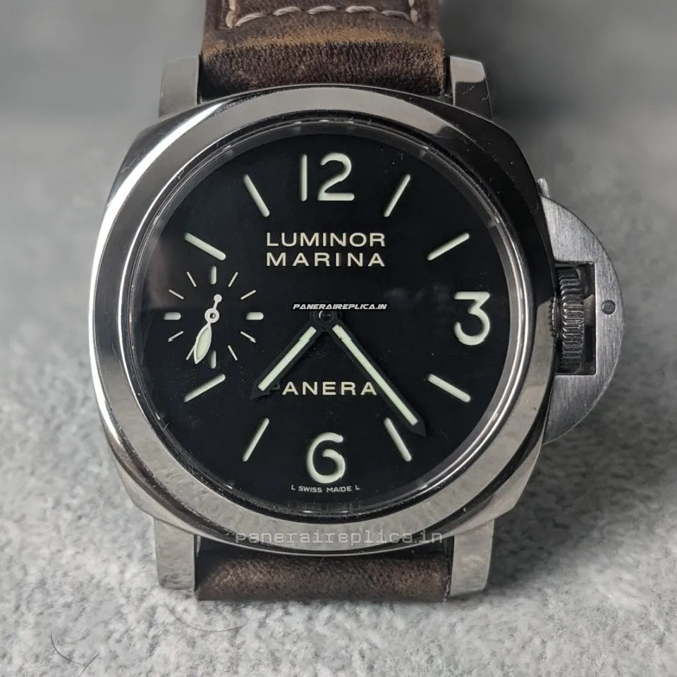 Inexpensive Replica Panerai Luminor Marina 44mm Steel Case Mens/unisex Manual Winding Watch