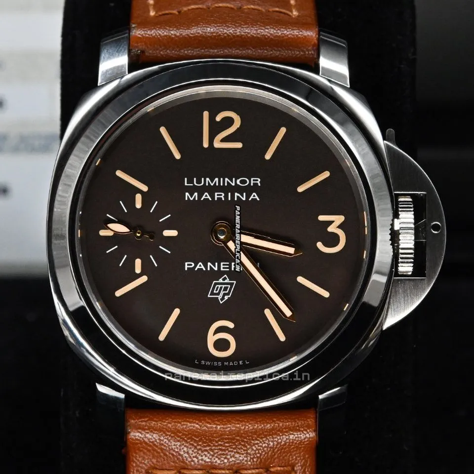 Reliable Replica Panerai Luminor Marina 44mm Steel Case Mens/unisex Manual Winding Watch