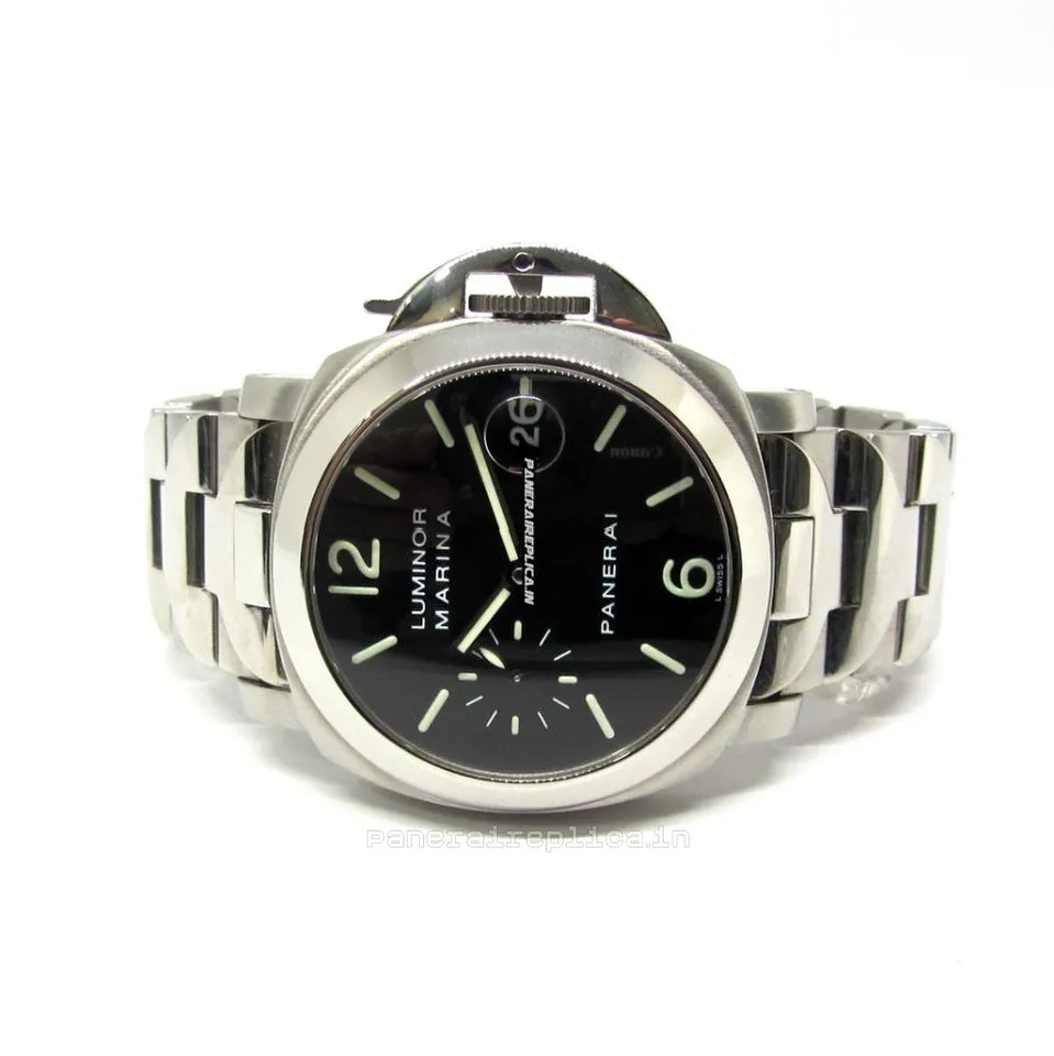 Alternative view of Incredible Copies Panerai Luminor Marina 40mm Steel Case Mens/unisex Automatic Watch