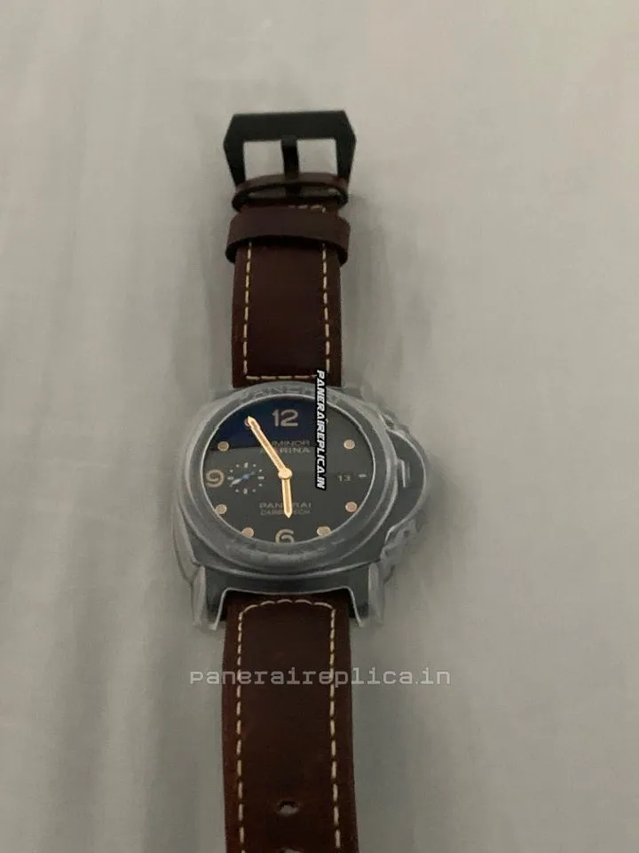 Amazing Imitation Panerai Luminor Marina 44mm Carbon Case Mens/unisex Automatic Watch