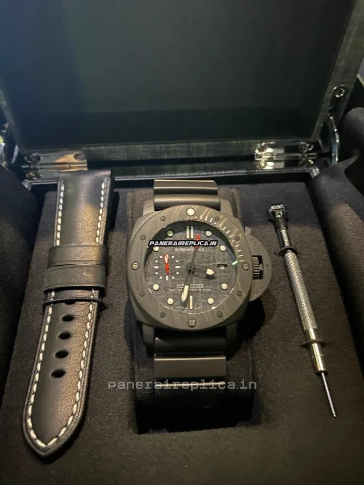 Alternative view of Terrific Fakes Panerai Panerai Watches Carbon Case Mens/unisex Automatic Watch