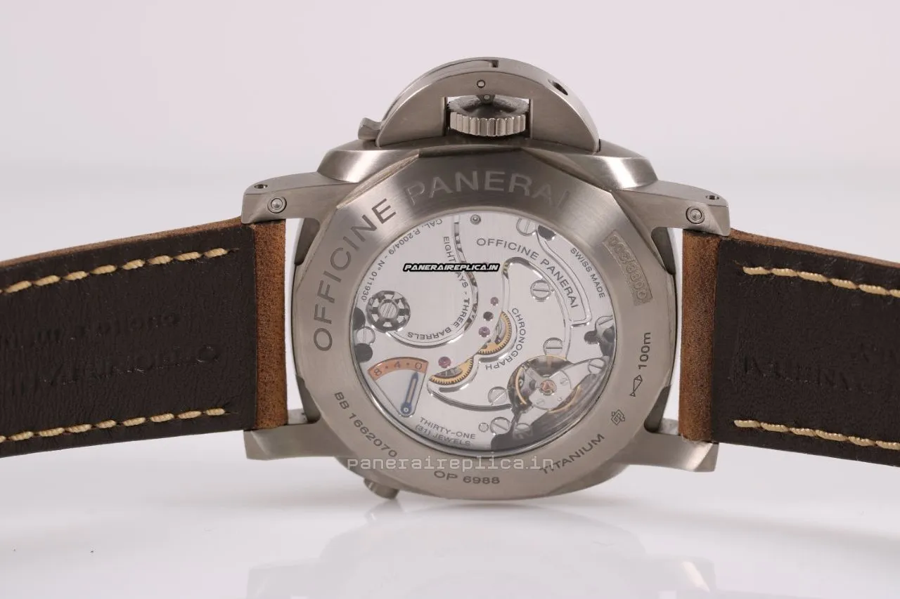 Alternative view of Good Replica Panerai Special Editions 47mm Titanium Case Mens/unisex Manual Winding Watch