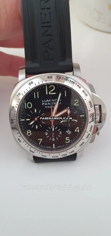 Wonderful Fake Panerai Luminor Chrono 44mm Steel Case Mens/unisex Automatic Watch