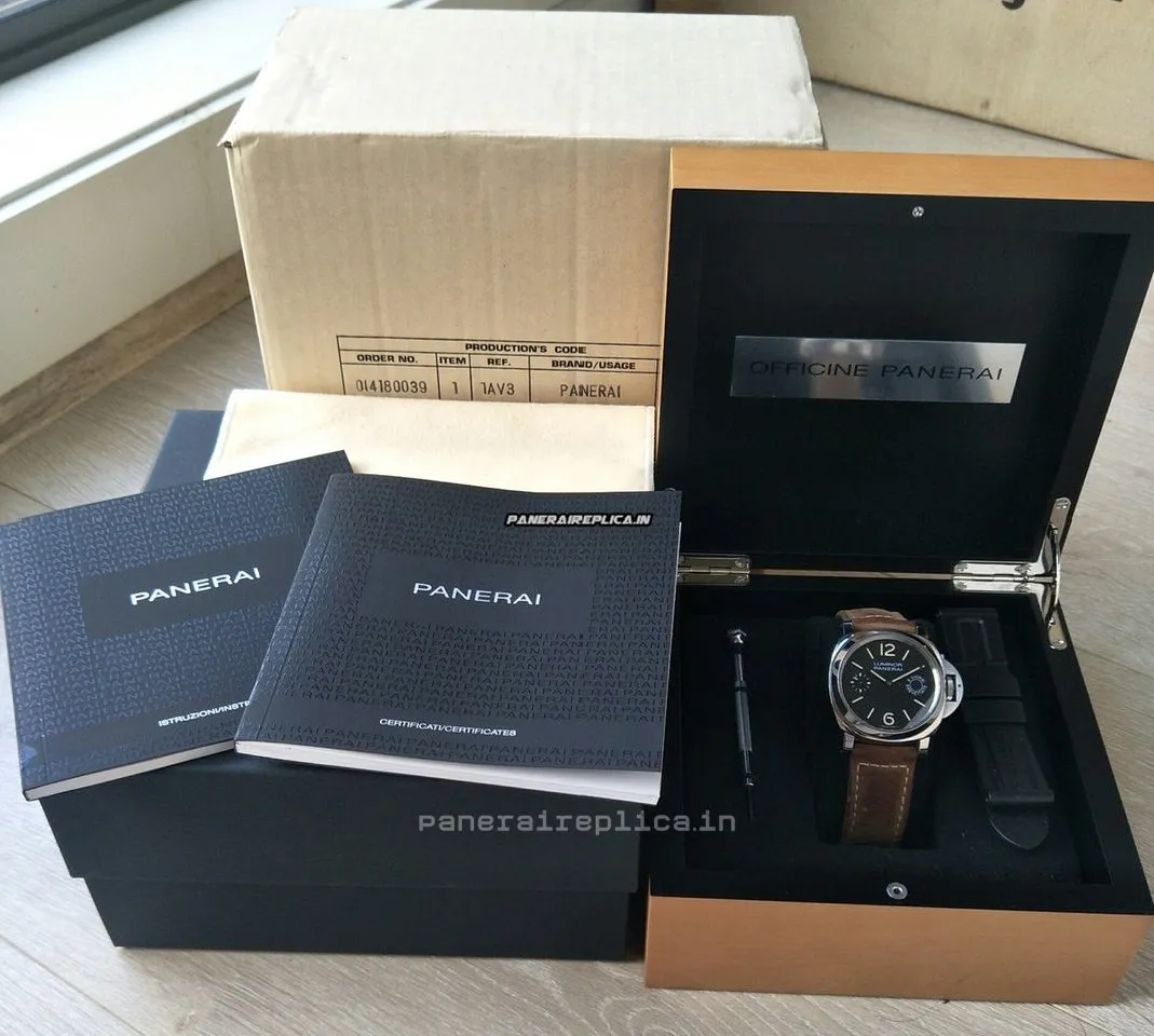 Alternative view of Distinctive Copies Panerai Luminor Marina 44mm Steel Case Mens/unisex Manual Winding Watch