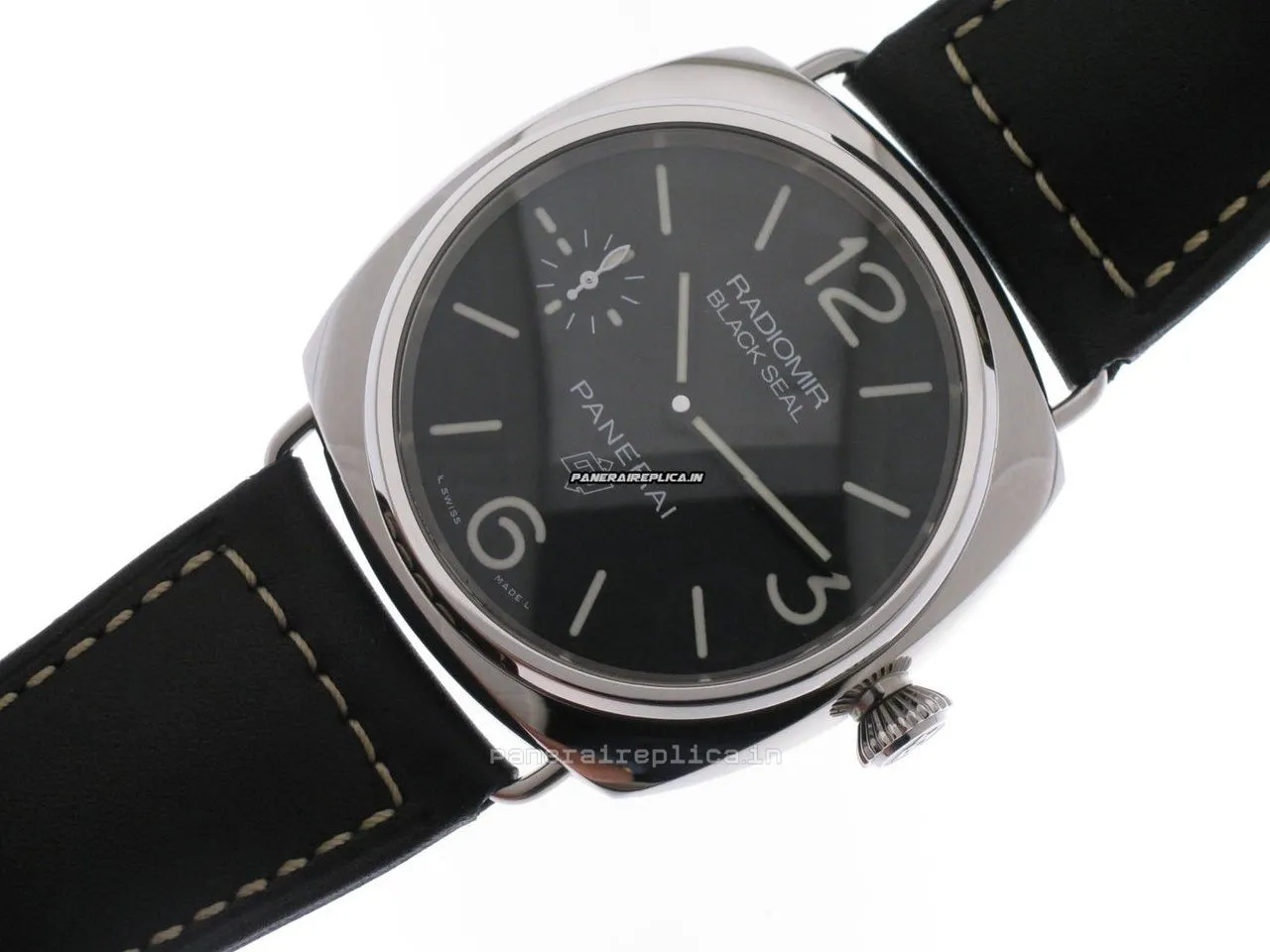 Alternative view of Exquisite Replica Panerai Radiomir Black Seal 45mm Steel Case Mens/unisex Manual Winding Watch