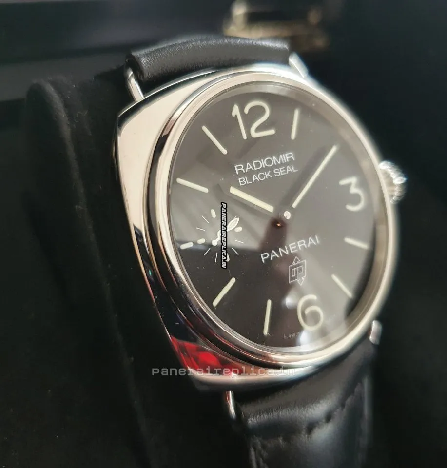 Alternative view of Discount Fakes Panerai Radiomir Black Seal 45mm Steel Case Mens/unisex Manual Winding Watch