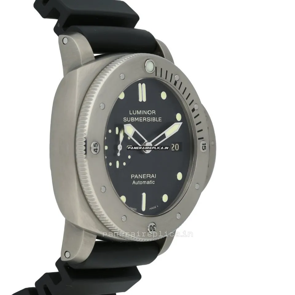Alternative view of Trustworthy Replicas Panerai Luminor Submersible 47mm Titanium Case Mens/unisex Automatic Watch
