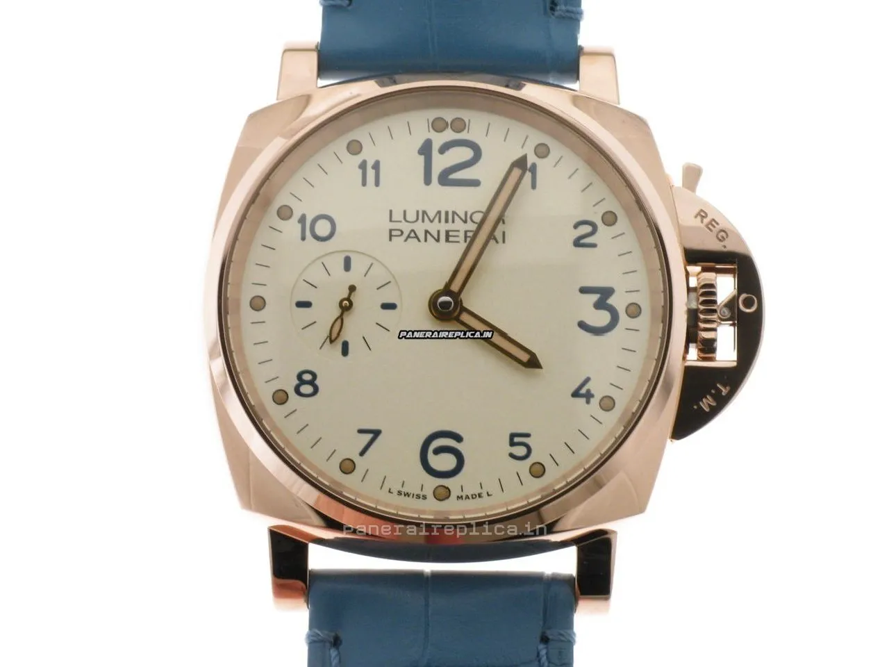 Reliable Copy Panerai Luminor Due 44mm Red Gold Case Mens/unisex Automatic Watch