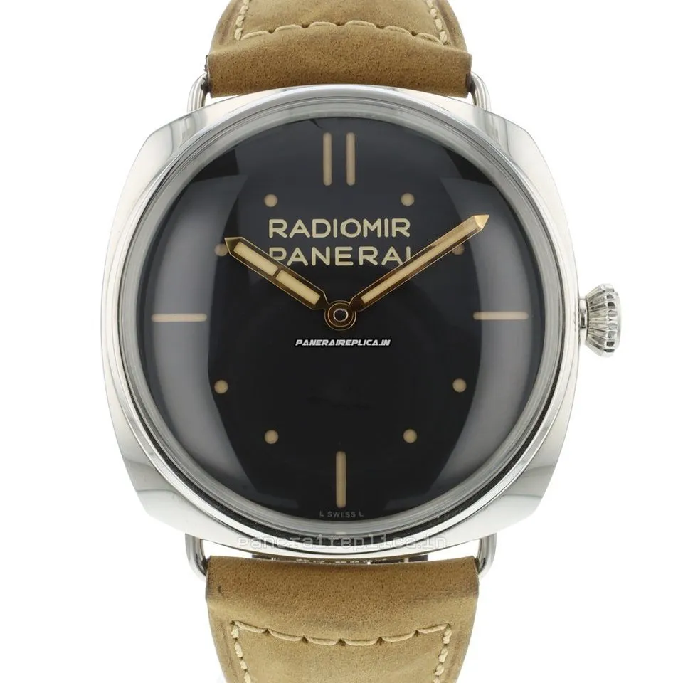 High-end Fakes Panerai Radiomir 3 Days Gmt 47mm Steel Case Mens/unisex Manual Winding Watch