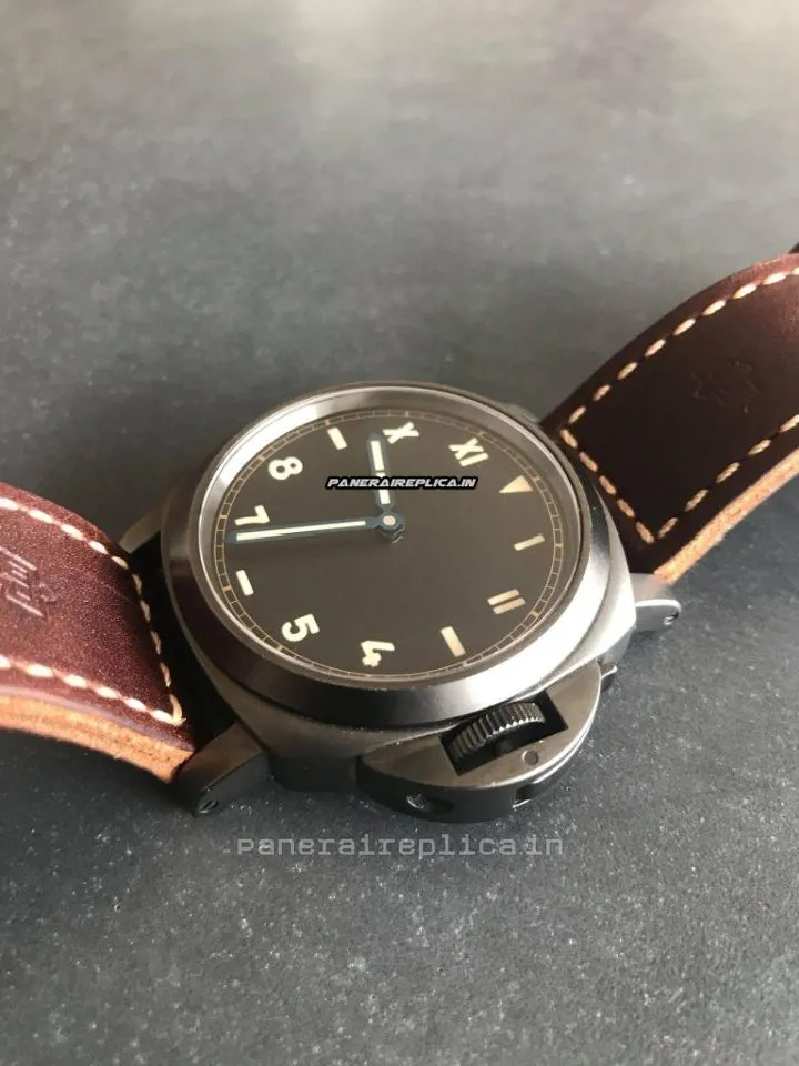 Alternative view of Wholesale Copy Panerai Luminor 44mm Titanium Case Mens/unisex Manual Winding Watch